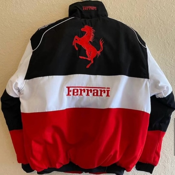 Jackets & Blazers - Nascar Jacket Ferrari Vintage Racing Jacket size L